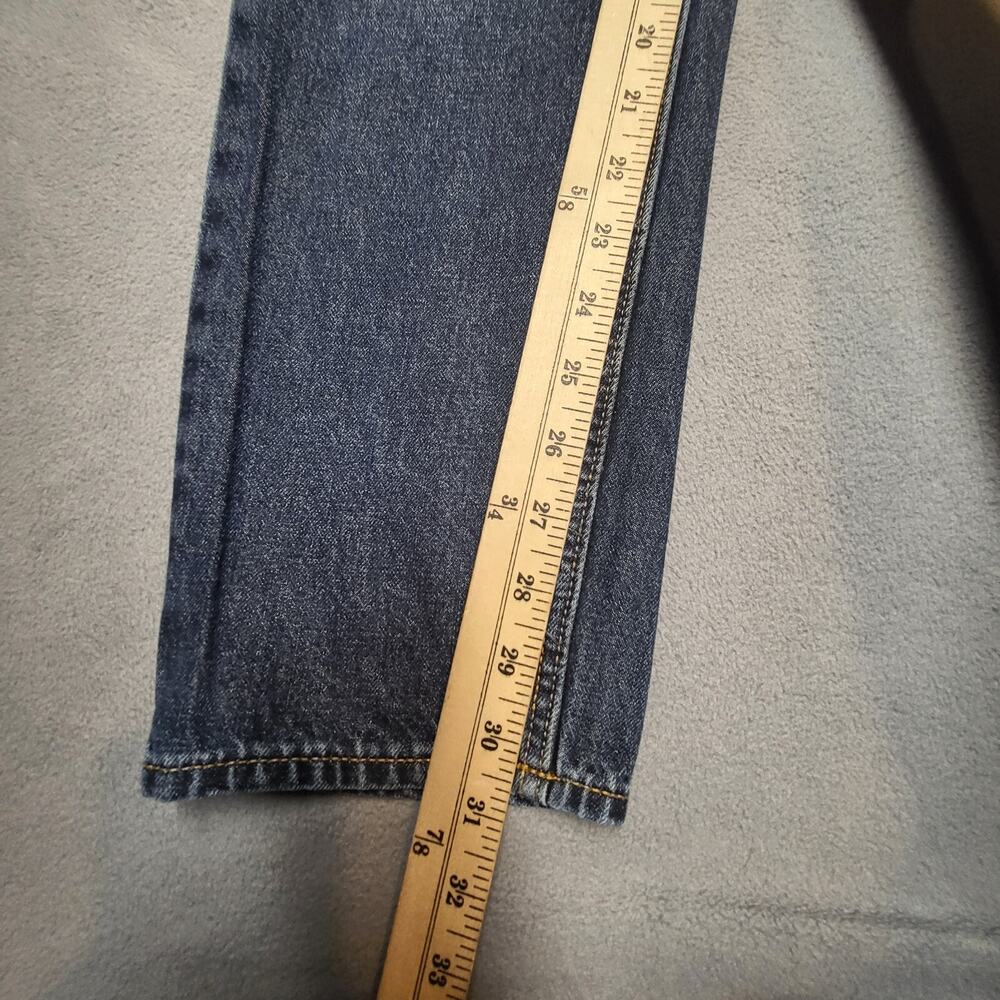 Old Navy Jeans Mens 31x31 Blue Athletic Straight Leg Distressed Denim Stretch - Picture 7 of 10